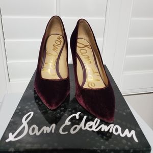 Sam Edelman Hazel Sangria Heel